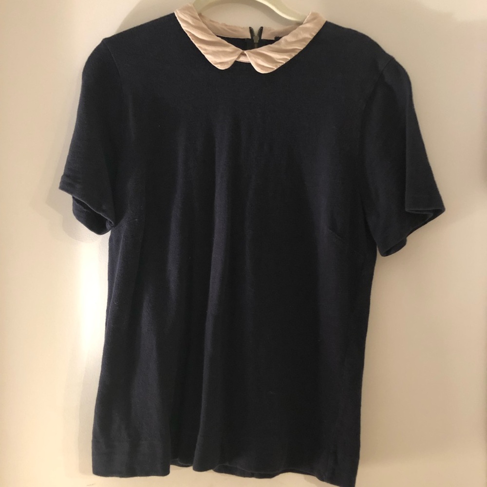 JCrew Navy Jimmy Collar Shirt